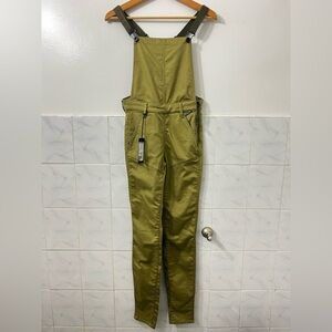 G-Star Raw Worker Dungaree Stretch Skinny Overalls 26 Green Streetwear Gorpcore